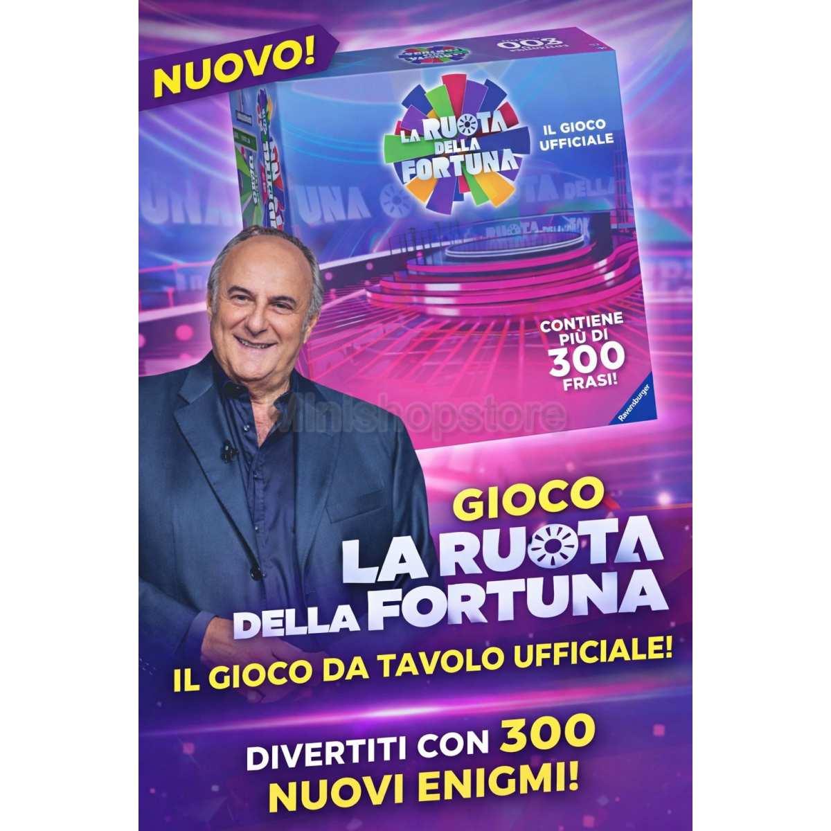 Ravensburger La Ruota della Fortuna Gioco Ufficiale da Tavolo 300+ Frasi