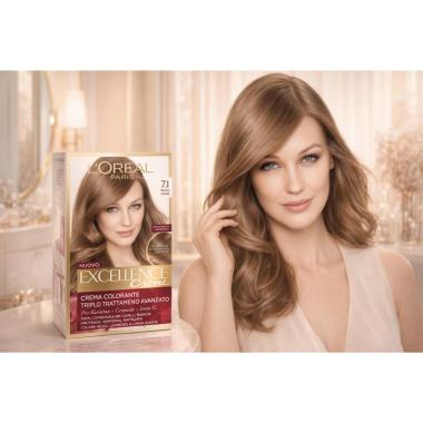L'Oreal Paris Excellence Creme Color 7.1 - Biondo Cenere