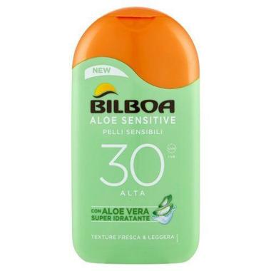 Crema solare Bilboa Aloe Sensitive SPF 30 pelli sensibili 200 ml