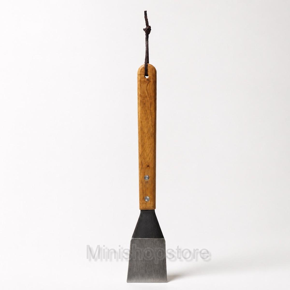 Set utensili barbecue GT 3 pezzi con manico in legno