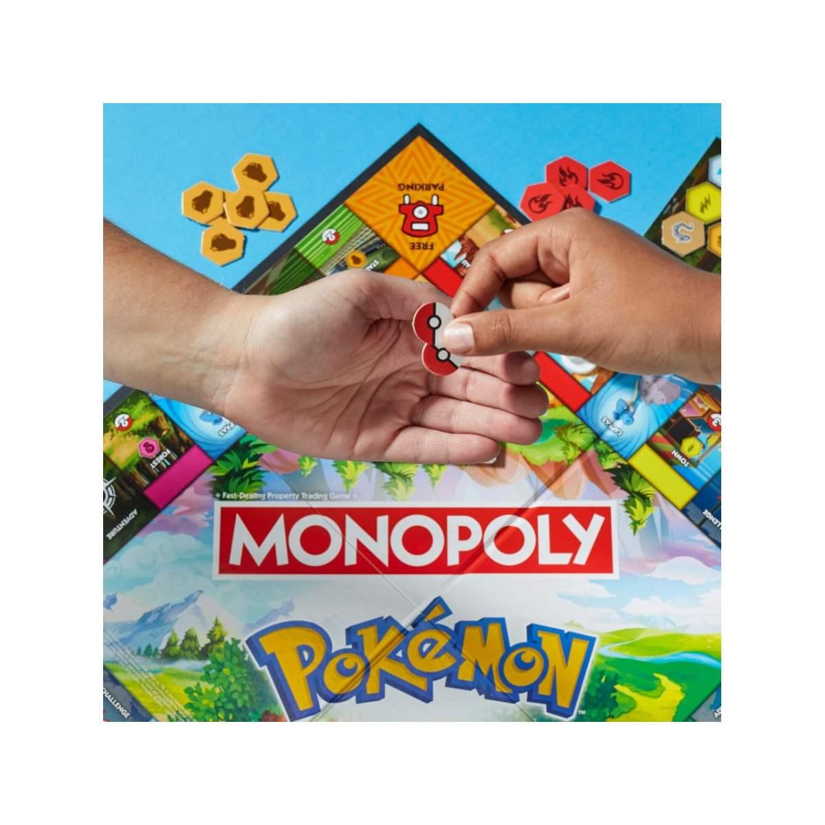 Monopoly Pokémon Hasbro gioco da tavolo 2-4 giocatori 8+