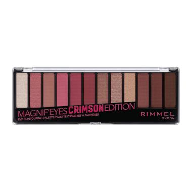 Palette ombretti Rimmel MagnifEyes Crimson per trucco occhi
