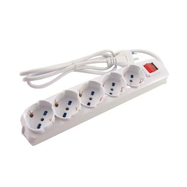 PRESA BIPASSO5+SCHUKO 1.5mt 8162