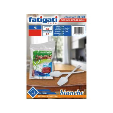 Cucchiaini in plastica riutilizzabili