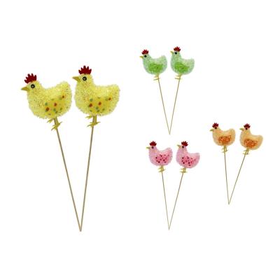 Spillone galline 7cm 2pz